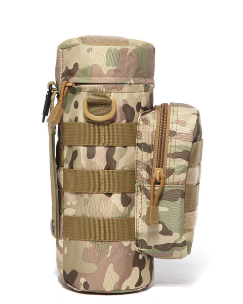 Outdoor Tactical Water Bottle Bag Military Fan Camouflage Outdoor Travel Hiking Climbing Accessory Bag  $ CAD