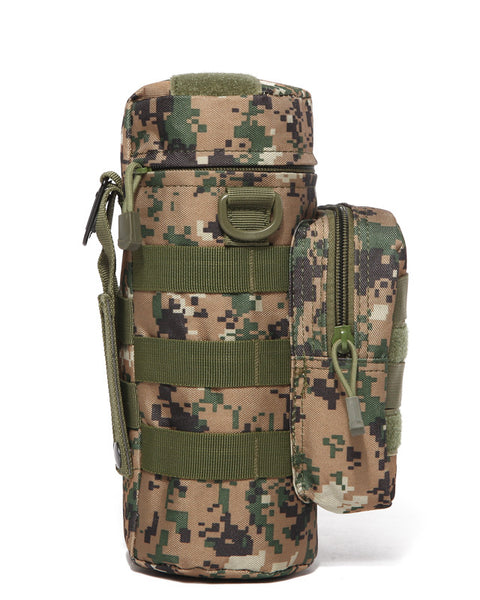 Outdoor Tactical Water Bottle Bag Military Fan Camouflage Outdoor Travel Hiking Climbing Accessory Bag  $ CAD