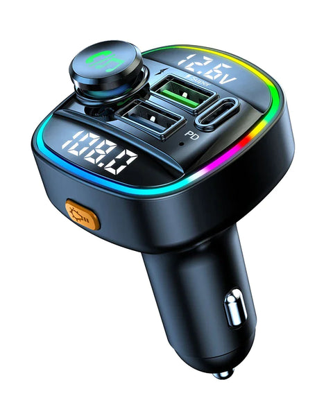 Wireless FM Car Bluetooth Adapter with USB Charger