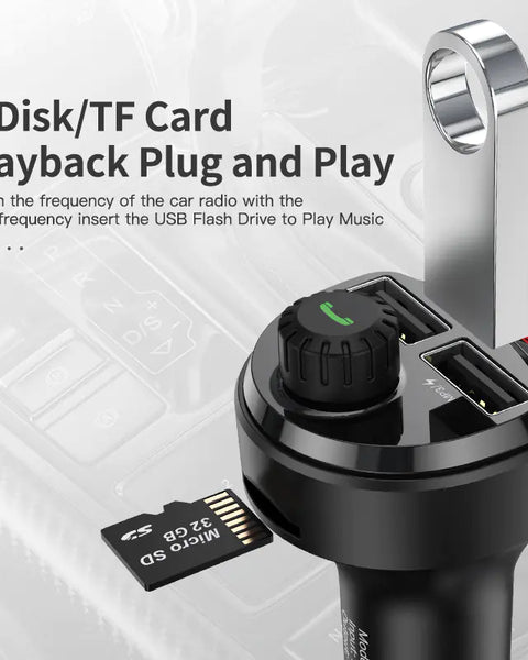 Bluetooth MP3 Car Charger and Music Player