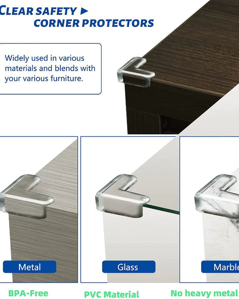 Baby Safety Silicone Table Corner Protectors