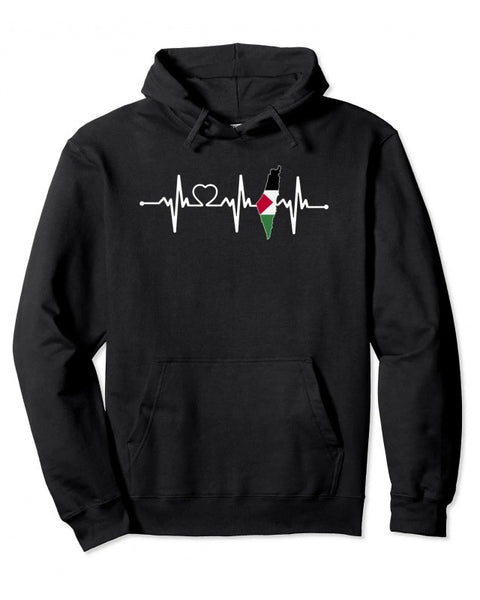 Cotton Palestine Hoodie  Men Women