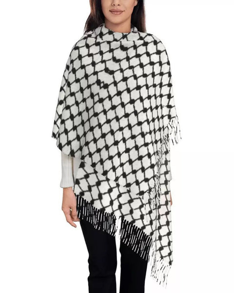 Palestinian Polyester Scarf Ethnic Style 54CMX185CM