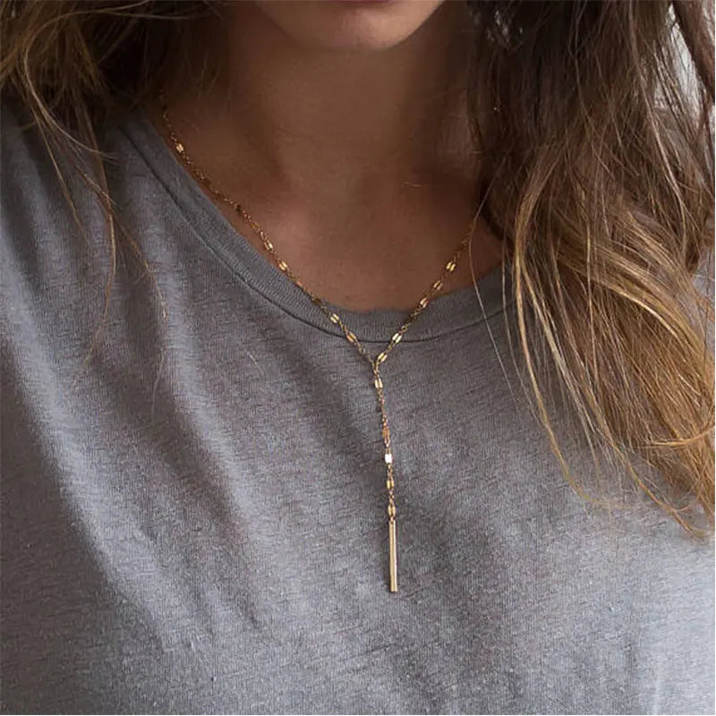 Fashionable Y-Shaped Necklace for Women