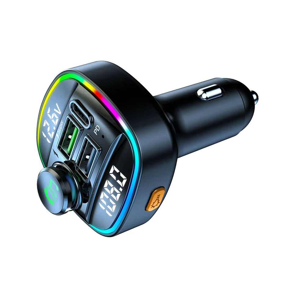 Wireless FM Car Bluetooth Adapter with USB Charger
