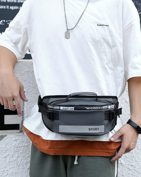 Reflective Waist Bags Men Crossbody Bag Pack For Travel Walking Running Hiking Cycling $ 18 CAD