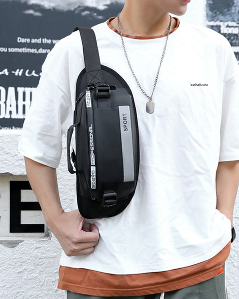 Reflective Waist Bags Men Crossbody Bag Pack For Travel Walking Running Hiking Cycling $ 18 CAD
