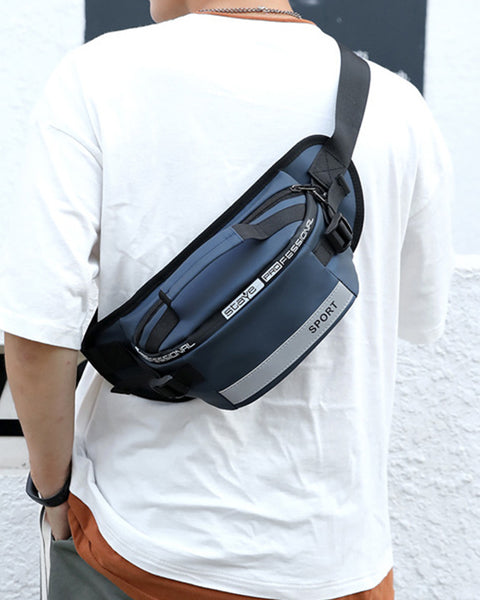 Reflective Waist Bags Men Crossbody Bag Pack For Travel Walking Running Hiking Cycling $ 18 CAD